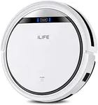 ILIFE V3s Pro Robot Vacuum Cleaner, Tangle-free Suction, Slim, Automatic Self-Charging Robotic Vacuum Cleaner, Daily Schedule Cleaning, Ideal for Pet Hair，Hard Floor and Low Pile Carpet,Pearl White