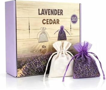 Petify Cedar & Lavender Sachets (26 Pack) for Drawers & Closets