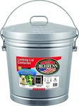 Behrens High Grade Steel 6106 6 Gal Silver Galvanized Steel Storage Can W/Locking Lid