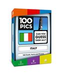 100 PICS Italy Educational Flash Cards Game - Kids Travel Guide For Italian Food Facts And Phrases