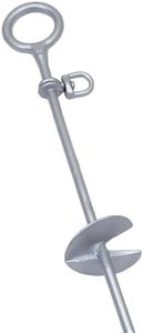 Coastal Pet Titan Dog Tie Out Stakes for Loose Soil - Pet Tie Out Cable Stake - Durable Dog Tie Out Anchor - Dog Tie Stake for Pet Supplies - Quality Dog Supplies - 17"