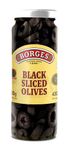 Borges Black Sliced Olives – 430g | Select Quality Hojiblanca Olives | Suitable for Pizza, Pasta, Salad, Wraps| Imported from Spain