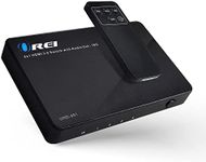 OREI 4 X 1 Ultra HD HDMI Switcher with Audio Extractor IR Remote - Supports Upto 4K @ 60Hz - (4 Input, 1 Output) Switch, Hub, Port for Cable, HD TV, Laptop, MacBook & More