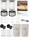 MAGOKORO Natural Soy Candle Making Kit, DIY Candle Making Supplies for Beginners, Adults&Kids (Basic Kit)