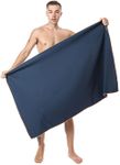 Ofrdncy Gym Towel, Perfect for Travel Sport Microfiber Towels. Quick Dry Towel Suitable for Camping, Backpacking,Gym, Beach, Swimming,Yoga(Blue,51.2 * 32inch)