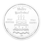 Ananth Jewels BIS Hallmarked Pure Silver Coins 10 Grams Happy Birthday Gift