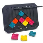 Wembley Marble Logic Puzzle Game for Kids Ages 4-12 Years | Brain Teaser STEM Thinking Toy | 64 Challenge Cards Sliding Gate Marble Run | Birthday Gift for Boys and Girls Age 5 6 7 8