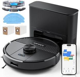 Lubluelu Robot Vacuum Cleaner and Mop, 5500Pa Robot Vacuum with 2.5L Self Emptying Station, Hands-Free Up to 60 Day, LiDAR Navigation, WiFi/App/Alexa, 3 in 1 Robotic for Pet Hair Hard,Floor,Carpet