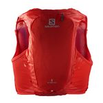 Salomon ADV Hydra Vest 8 Running Hydration Pack, Fiery Red, L