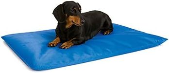 K&H Pet Products Cool Bed III Dog Cooling Mat, Cooling Dog Beds for Small Dogs, Dog Cooling Mat for Dog Carrier, Outdoor Dog Bed Cooling Pad for Dog, Pet Cooling Mat - Blue Small 17 X 24 Inches