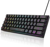 MageGee Mini 60% Gaming Keyboard, R