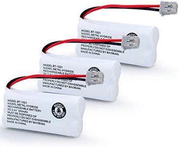 BT-1021 BT-1016 BT-1008 BT-1025 Handset Cordless Telephone Battery BAOBIAN BBTG0847001 BBTG0798001 Compatible with for Uniden BT1021 BT1008 BT1016 BT1025 Empire CPH-515B Phone (3 Pack)