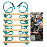 Slackers NinjaLine Rope Ladder, Blue, 8'