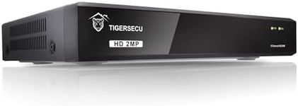 TIGERSECU Super HD 1080P 8 Channel DVR Security Recorder with 1TB Hard Drive, Hybrid 6-in-1 CCTV DVR Recorder Compatible with 2MP and 5MP TVI, AHD, CVI, Analog, RS485 PTZ and IP Cameras