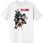 Spy X Family Loid Anya & Yor Men's White T-Shirt-Small