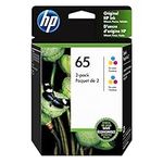 HP 65 | 2 Ink Cartridges | Works wi