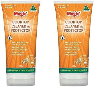 Magic Cooktop Cleaner & Protector - Cleans Glass, Induction and Ceramic Cooktops and Leave a Protective Coating to Help with Future Cleans (Medium)