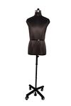 GKT Male Dress Mannequin Form Wheel Base Mannequin Premium Store Display Dummy Mannequin Dummy Model Hanger Display Stand Black (Size-40)