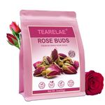 TEARELAE - Premium Dried Rose Buds - 100% Pure Natural Dried Roses Edible Flowers 3oz/85g - Culinary Rosebud for Rose Tea, Baking, Candle Making, Soap Making and Handicraft