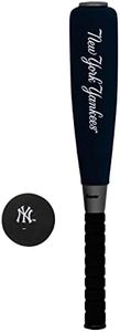 Franklin Sports New York Yankees Foam Bat & Ball Set - 21" Soft Jumbo Team Baseball Bat and Ball Team Logo - MLB Official Licensed Product, Blue