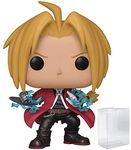 POP Full Metal Alchemist - Edward Elric Funko Pop! Vinyl Figure (Bundled with Compatible Pop Box Protector Case), Multicolor, 3.75 inches