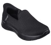 Skechers Women's GO Walk Flex Slipper, Black Textile/Trim, 6 UK