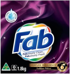 Fab Perfume Indulgence Sublime Velvet, Laundry Powder Washing Detergent, (packaging may vary), 1.8 Kilograms