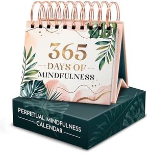 Mindfulness Desk Calendar for Women, 365 Perpetual Days of Self Care & Calm