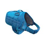 Kurgo RSG Dog Townie Harness, Easy On/Off Dog Hiking Harness, Adjustable, MOLLE Compatible, Medium-Coastal Blue