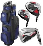 Wilson Prostaff SGI Complete Golf Club Set Steel Shafted Irons Set & 2024 Staff I-Lock Cart Bag New