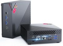 NiPoGi AMD Mini PC Ryzen 5 5500U,32GB DDR4 (3200MHz Dual Channel) 512GB NVMe SSD Mini Computer with Triple Display 4K@60Hz,HDMI/DP/Type-C/WiFi/2x Ethernet,AM0PRO Small PC for Gaming/office/Busniss