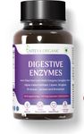 Viteva Organic Digestive Enzymes 500mg - 120 Veg Capsules with Bromelain, Alpha Galactosidase, Lipase, Amylase, Protease -Digestive enzyme supports Gut Health, Liver Detox, Constipation Relief