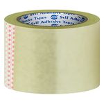 VCR Self Adhesive Transparent Cello Tape - 65 Meters in Length - 72mm / 3" Width - 8 Rolls Per Pack - BOPP Industrial Packaging Tape for E-Commerce Box Packing, Office and Home use