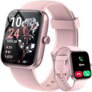 Smart Watch for Men Women with Bluetooth Call,Alexa Built-in Smartwatch,1.83"DIY Dial Fitness Watch with Sleep Heart Rate SpO2 Monitor,100+ Sport Mode,IP68 Waterproof Watch Compatible with Android iOS