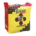 Morrell Yellow Jacket Supreme 3 28 Pound Adult Field Point Archery Bag Target with 2 Shooting Sides, 10 Bullseyes, and IFS Technology, M-104, Yellow