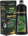 Natural Hair Dye Shampoo Black Hair Color Shampoo Colors Hair in Minutes Restore Shine and Reduce Frizz