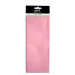 Glick Four Sheets of Light Pink Tissue Paper, Each Sheet 750mm x 500mm Tissue Paper Light Pink, Light Pink Tissue Paper for Gift Wrapping, Birthday Light Pink Tissue Paper