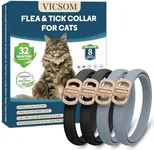 Flea and Tick Collar for Cats - 4 P
