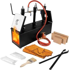 Yoursme DFPROF3+2D Triple Burners Gas Forge Furnace Kit Propane for Blacksmithing, Knife Making and Farriers