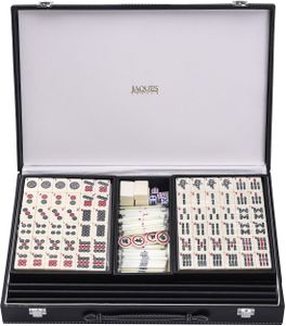 Jaques of London Mahjong Set – Classic Tile Game with Case