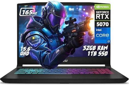 MSI Katana 15 Gaming Laptop, 15.6" QHD 165Hz, Intel Core i7-14650HX, NVIDIA GeForce RTX 5070 8GB GDDR7, 32GB DDR5, 1TB SSD, Wi-Fi 6, Windows 11 Home, for High Performance Players