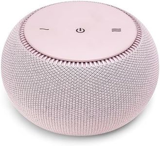 SNOOZ Pro - Smart White Noise Machine & Travel Case - Real Fan Inside, Non-Looping White Noise, Adjustable Tone & Volume - App-Based Remote Control & Sleep Timer - Blush