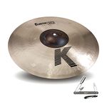 Zildjian K0933 18" K Cluster Paper Thin Weight Crash Cymbal - Traditional Finish With ZKEY