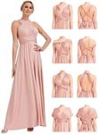 NZ NZ BRIDAL Plus Size Infinity Dress for Women Infinity Dress for Bridesmaids Convertible Wrap One Dress More Styles NZ001