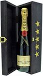 Moët & Chandon Brut Imperial Champagne NV 75cl in Wooden Champagne Gift Box