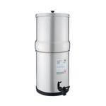 British Berkefeld 6L Stainless Steel Gravity Water Filter System | Great Tasting Clean Water | No Power Or Plumbing Required | For Home Or Outdoor Use | Comes With 2 Ultra Sterasyl Cartridges