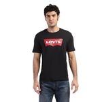 Levi's Men's Printed Regular Fit T-Shirt (16960-0155_Black S)