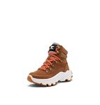 SOREL Women's Kinetic Breakthru Conquest Waterproof Boot - Velvet Tan, Gum - Size 7.5