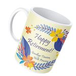 Gifts Bucket Retirement Gifts for Men Women Dad Mom Goodbye Tension Hello Pension Coffee Mug Tea Cup - 1 Piece, Color, 320ml