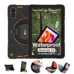 AGM PAD P2 Active Rugged Tablet Android 14, Widevine L1 G99 Gaming Tablet with Case & Shoulder Strap, 16(8+8) GB +256GB, 11'' FHD Display, 50MP+8MP, Dual SIM 4G/5G WiFi/GPS/OTG/IP69K/Compass